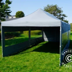 Tente Pliante FleXtents Xtreme 50 4x8m Gris, Avec 6 Cotés -Promos Jardin Natif Magasin ft04435 12
