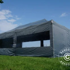 Tente Pliante FleXtents Xtreme 50 4x8m Gris, Avec 6 Cotés -Promos Jardin Natif Magasin ft04435 17