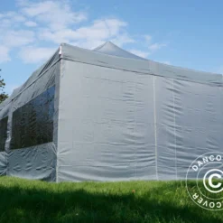Tente Pliante FleXtents Xtreme 50 4x8m Gris, Avec 6 Cotés -Promos Jardin Natif Magasin ft04435 18