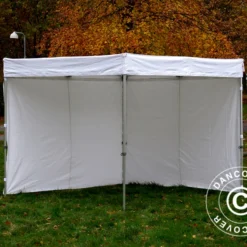 Tente Pliante FleXtents Xtreme 50 Exhibition Avec Parois 3x3m, Blanc, M2 31 Tente Pliante FleXtents Xtreme 50 Exhibition Avec Parois 3x3m, Blanc, M2 -Promos Jardin Natif Magasin ft04439 5