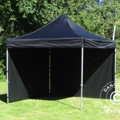Tente Pliante FleXtents PRO 3x3m Noir, Ignifugé, Avec 4 Cotés 31 Tente Pliante FleXtents PRO 3x3m Noir, Ignifugé, Avec 4 Cotés -Promos Jardin Natif Magasin ft04445 07