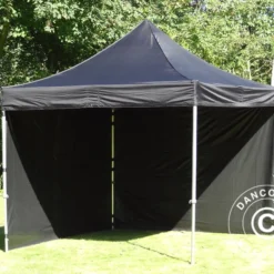 Tente Pliante FleXtents PRO 3x3m Noir, Ignifugé, Avec 4 Cotés 32 Tente Pliante FleXtents PRO 3x3m Noir, Ignifugé, Avec 4 Cotés -Promos Jardin Natif Magasin ft04445 08
