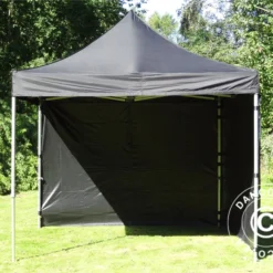 Tente Pliante FleXtents PRO 3x3m Noir, Ignifugé, Avec 4 Cotés 35 Tente Pliante FleXtents PRO 3x3m Noir, Ignifugé, Avec 4 Cotés -Promos Jardin Natif Magasin ft04445 092