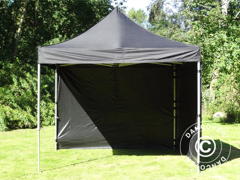 Tente Pliante FleXtents PRO 3x3m Noir, Ignifugé, Avec 4 Cotés 16 Tente Pliante FleXtents PRO 3x3m Noir, Ignifugé, Avec 4 Cotés – Image 16