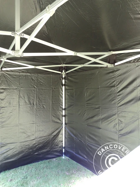 Tente Pliante FleXtents PRO 3x3m Noir, Ignifugé, Avec 4 Cotés 18 Tente Pliante FleXtents PRO 3x3m Noir, Ignifugé, Avec 4 Cotés – Image 18