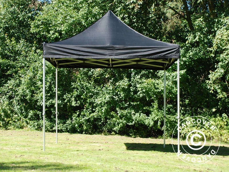 Tente Pliante FleXtents PRO 3x3m Noir, Ignifugé, Avec 4 Cotés 19 Tente Pliante FleXtents PRO 3x3m Noir, Ignifugé, Avec 4 Cotés – Image 19