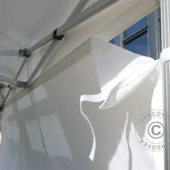 Tente Pliante FleXtents Xtreme 50 3x3m Blanc, Ignifugé, Avec 4 Cotés -Promos Jardin Natif Magasin ft04447 2