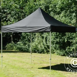 Tente Pliante FleXtents Xtreme 50 3x3m Noir, Ignifugé -Promos Jardin Natif Magasin ft04448 4