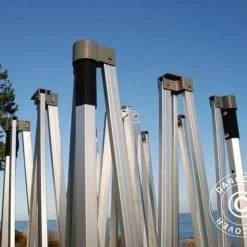 Tente Pliante FleXtents Xtreme 50 3x3m Noir, Ignifugé, Avec 4 Cotés -Promos Jardin Natif Magasin ft04449 92