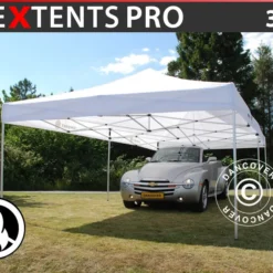 Tente Pliante FleXtents PRO 3x6m Blanc, Ignifugé