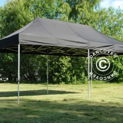 Tente Pliante FleXtents PRO 3x6m Noir, Ignifugé, Avec 6 Cotés -Promos Jardin Natif Magasin ft04453 3