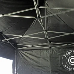 Tente Pliante FleXtents PRO 3x6m Noir, Ignifugé, Avec 6 Cotés -Promos Jardin Natif Magasin ft04453 9