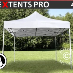 Tente Pliante FleXtents PRO 4x4m Banc, Ignifugé