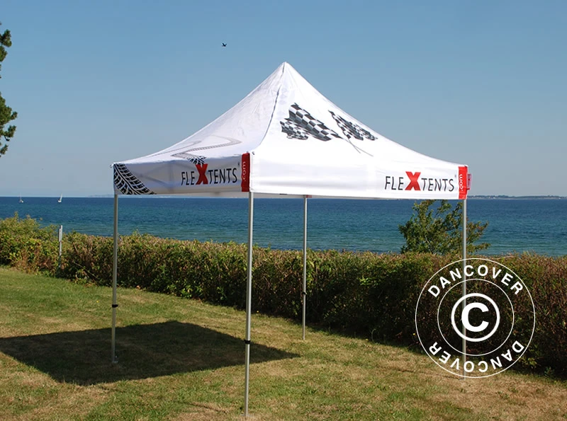 Tente Pliante FleXtents PRO Avec Impression Numérique, 2x2m 4 Tente Pliante FleXtents PRO Avec Impression Numérique, 2x2m – Image 4