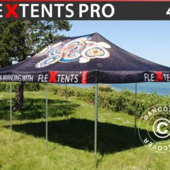 Tente Pliante FleXtents PRO Avec Impression Numérique, 4x6m