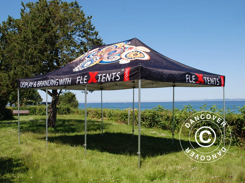 Tente Pliante FleXtents PRO Avec Impression Numérique, 4x6m 2 Tente Pliante FleXtents PRO Avec Impression Numérique, 4x6m – Image 2