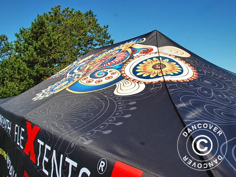 Tente Pliante FleXtents PRO Avec Impression Numérique, 4x6m 3 Tente Pliante FleXtents PRO Avec Impression Numérique, 4x6m – Image 3