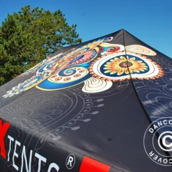 Tente Pliante FleXtents PRO Avec Impression Numérique, 4x8m -Promos Jardin Natif Magasin ft04487 01