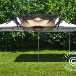Tente Pliante FleXtents PRO Avec Impression Numérique, 4x8m -Promos Jardin Natif Magasin ft04487 012