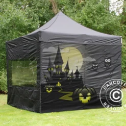 Tente Pliante FleXtents PRO Avec Impression Numérique, 3x4,5m, Incl. 4 Parois -Promos Jardin Natif Magasin ft04493 002