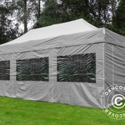 Tente Pliante FleXtents PRO 4x6m Latte, Avec 8 Cotés -Promos Jardin Natif Magasin ft04593 3
