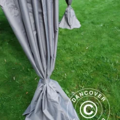 Tente Pliante FleXtents PRO 4x6m Latte, Avec 8 Cotés & Rideaux Décoratifs -Promos Jardin Natif Magasin ft04595 5