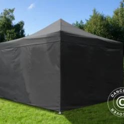 Tente Pliante FleXtents Xtreme 60 4x4m Noir, Avec 4 Cotés -Promos Jardin Natif Magasin ft04607 3