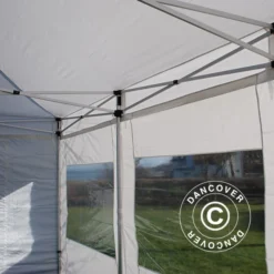 Tente Pliante FleXtents PRO 4x6m Blanc, Avec 8 Cotés & Rideaux Décoratifs -Promos Jardin Natif Magasin ft04632 15