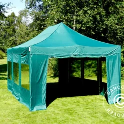 Tente Pliante FleXtents Xtreme 50 4x6m Vert, Avec 8 Cotés -Promos Jardin Natif Magasin ft04648 14