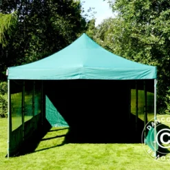Tente Pliante FleXtents Xtreme 50 4x6m Vert, Avec 8 Cotés -Promos Jardin Natif Magasin ft04648 21