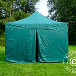 Tente Pliante FleXtents Xtreme 60 4x4m Vert, Avec 4 Cotés -Promos Jardin Natif Magasin ft04657 3