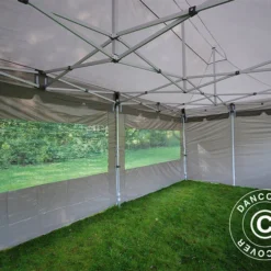 Tente Pliante FleXtents PRO "Peaked" 4x8m Latte, Avec 6 Cotés -Promos Jardin Natif Magasin ft04678 31