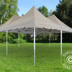 Tente Pliante FleXtents PRO Peak Pagoda 6x6m, Latte -Promos Jardin Natif Magasin ft04700 04