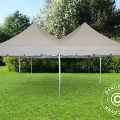 Tente Pliante FleXtents PRO Peak Pagoda 6x6m, Latte -Promos Jardin Natif Magasin ft04700 07