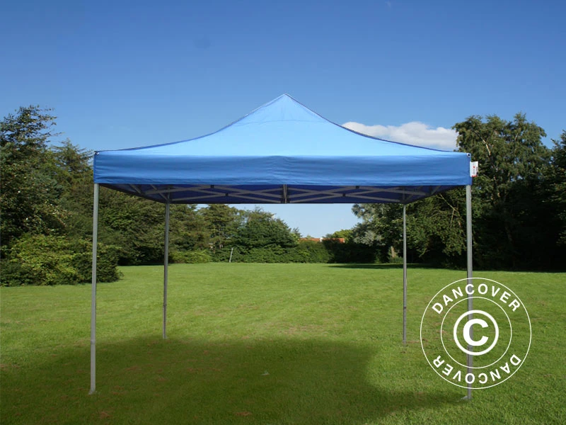 Tente Pliante FleXtents Xtreme 50 4x4m Bleu, Avec 4 Cotés 2 Tente Pliante FleXtents Xtreme 50 4x4m Bleu, Avec 4 Cotés – Image 2