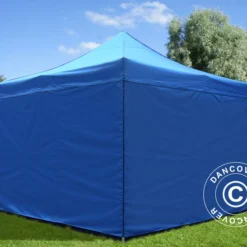 Tente Pliante FleXtents Xtreme 50 4x4m Bleu, Avec 4 Cotés 6 Tente Pliante FleXtents Xtreme 50 4x4m Bleu, Avec 4 Cotés -Promos Jardin Natif Magasin ft04735 2