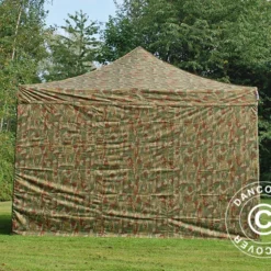 Tente Pliante FleXtents Xtreme 50 4x4m Camouflage, Avec 4 Cotés -Promos Jardin Natif Magasin ft04739 061