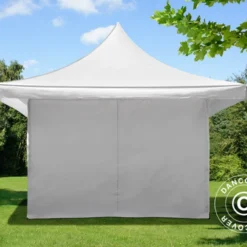 Tente Pliante FleXtents Pagoda Xtreme 50 3x3m / (4x4m) Blanc, Avec 4 Cotés -Promos Jardin Natif Magasin ft04743 006