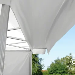 Tente Pliante FleXtents Pagoda Xtreme 50 3x3m / (4x4m) Blanc, Avec 4 Cotés -Promos Jardin Natif Magasin ft04743 009
