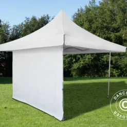 Tente Pliante FleXtents Pagoda Xtreme 50 3x3m / (4x4m) Blanc, Avec 4 Cotés -Promos Jardin Natif Magasin ft04743 02