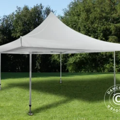 Tente Pliante FleXtents Pagoda Xtreme 50 3x3m / (4x4m) Blanc, Avec 4 Cotés -Promos Jardin Natif Magasin ft04743 08