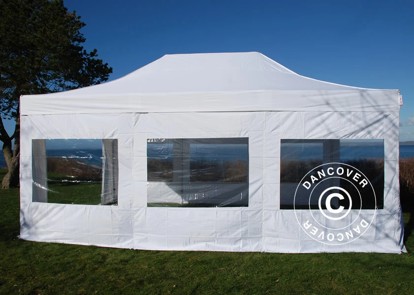 Tente Pliante FleXtents Xtreme 50 4x6m Blanc, Avec 8 Cotés 2 Tente Pliante FleXtents Xtreme 50 4x6m Blanc, Avec 8 Cotés – Image 2