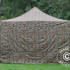 Tente Pliante FleXtents Xtreme 50 4x6m Camouflage, Avec 8 Cotés -Promos Jardin Natif Magasin ft04769 011