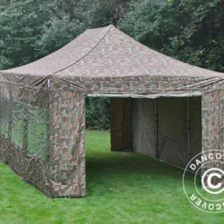 Tente Pliante FleXtents Xtreme 50 4x6m Camouflage, Avec 8 Cotés -Promos Jardin Natif Magasin ft04769 015
