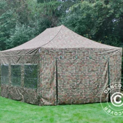Tente Pliante FleXtents Xtreme 50 4x6m Camouflage, Avec 8 Cotés -Promos Jardin Natif Magasin ft04769 017