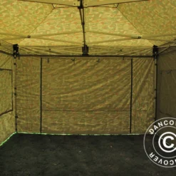 Tente Pliante FleXtents Xtreme 50 4x6m Camouflage, Avec 8 Cotés -Promos Jardin Natif Magasin ft04769 023