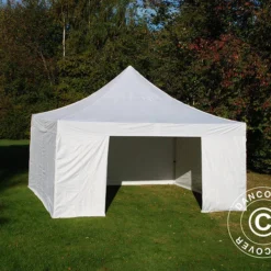 Tente Pliante FleXtents Xtreme 50 5x5m Blanc, Avec 4 Cotés -Promos Jardin Natif Magasin ft04771 02