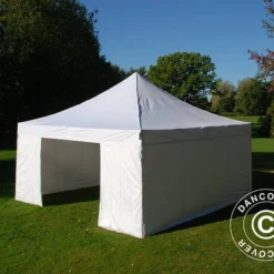 Tente Pliante FleXtents Xtreme 50 5x5m Blanc, Avec 4 Cotés -Promos Jardin Natif Magasin ft04771 025