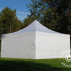Tente Pliante FleXtents Xtreme 50 5x5m Blanc, Avec 4 Cotés -Promos Jardin Natif Magasin ft04771 033