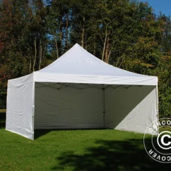 Tente Pliante FleXtents Xtreme 50 5x5m Blanc, Avec 4 Cotés -Promos Jardin Natif Magasin ft04771 037